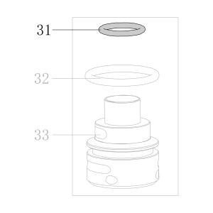 Запчасть B08-011800180 Кольцо уплотнительное 11.8X1.8 CN55-39 CN70B-29 CN80B-35 CN90-33 N851F-35 CN100B-32 CN130-33 N851L-31 N851H-42 CN100-27 (вид 7)