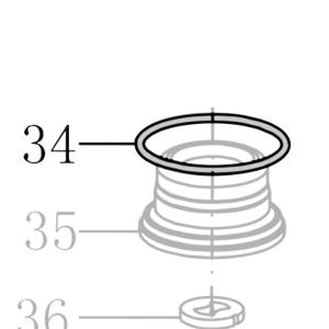 B08-043800240 O-кольцо 43.8×2.4 CN45R-34