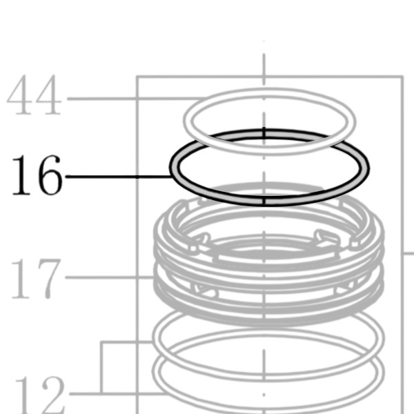 B08-057500240 O-кольцо 57.5×2.4 CN45R-16