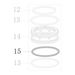 Запчасть B08-065000355 Кольцо уплотнительное 65X3.55 CN130-13 CN100B-15 (вид 1)