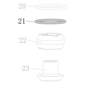 Запчасть B08-069000530 Кольцо уплотнительное 69X5.3 CN130-21 CN100B-21 (вид 2)
