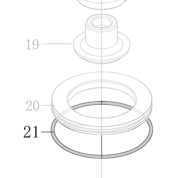 Запчасть B08-084400310 Кольцо уплотнительное 84.4X3.1 CN70B-21 CN80B-23