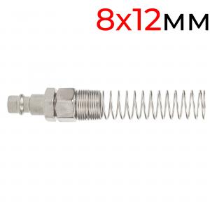 BM-SE3-4PP Быстросъемный штуцер "папа", пружинка для шланга 8х12 мм (вид 1)