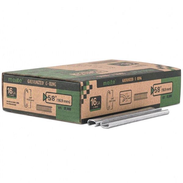 Скоба обжимная габионная SC760 C-Ring 16Ga, упаковка 18 тыс. шт.