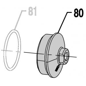 Запчасть 110 030 END CAP Задняя крышка CN70R-75 CN80R-80 CN90R-80 (вид 2)