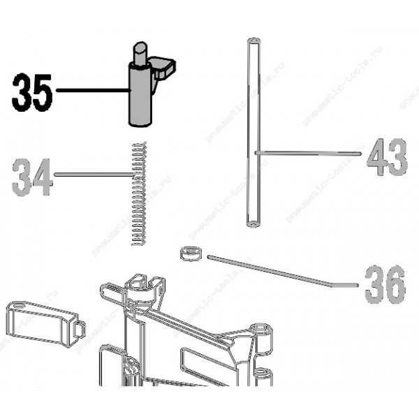 Запчасть 210 070 LATCH Защелка CN80R-35 CN90R-35