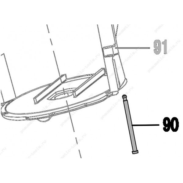 Запчасть 320 260 MAGAZINE PIN Штифт магазина CN70R-85 CN80R-90 CN90R-90