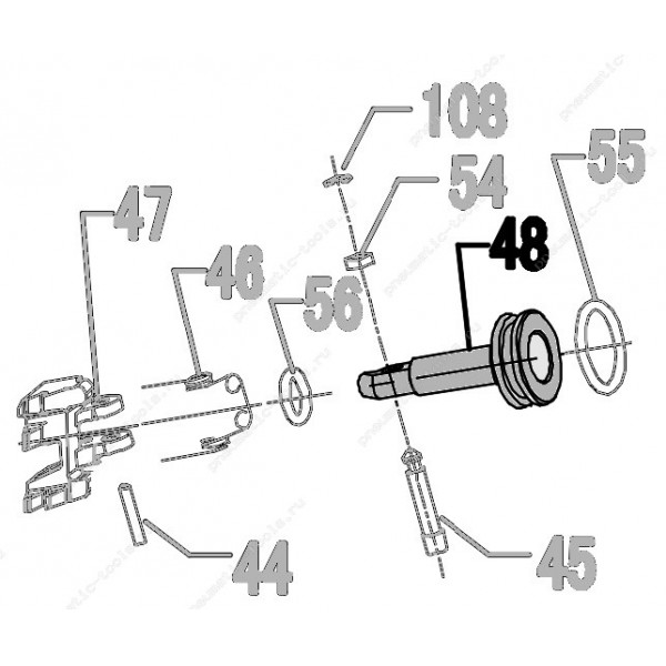 Запчасть 320 290 (37678) FEED PISTON Поршень толкателя CN80R-48 CN90R-48