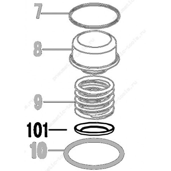 Запчасть 321 540 SPRING SEAT Шайба пружины CN55R-101 CN57R-91