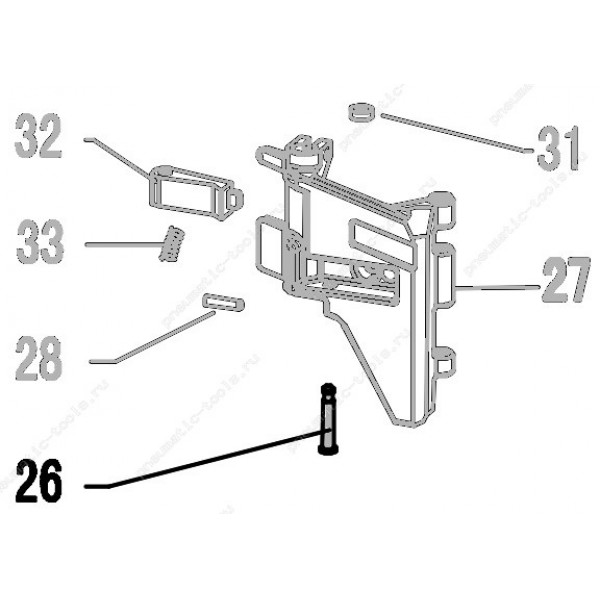 Запчасть 322 210 STEP PIN Штифт ступенчатый CN70R-26