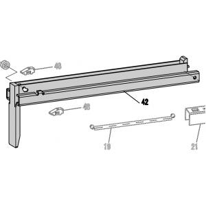 Запчасть 322 920 BACK NOSE ASSEMBLY Нижняя планка в сборе 8016L-42