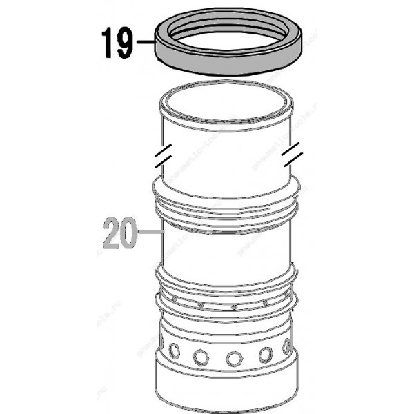 Запчасть 420 350 (37527) CYLINDER SEALING RING Уплотнительное кольцо CN70R-14 CN80R-19 CN90R-19