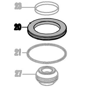 Запчасть 420 780 CYLINDER RING Кольцо цилиндра CN55R-20 CN57R-20 (вид 2)