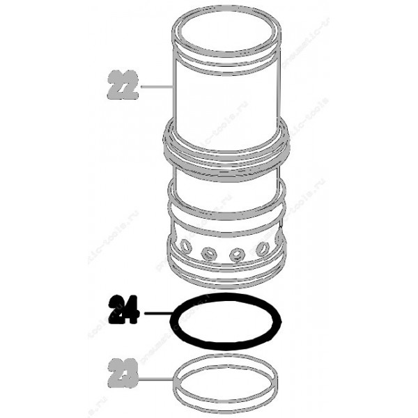 Запчасть 510 680 O-RING  50X2.65 Кольцо уплотнительное CN55R-24 CN57R-18 N851R-25