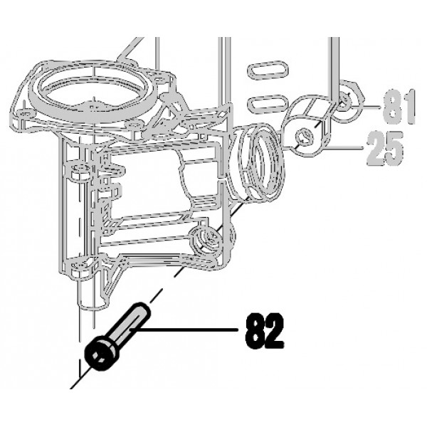 Запчасть 610 570 BOLT M6X32 Болт CN57R-82 CN70R-1