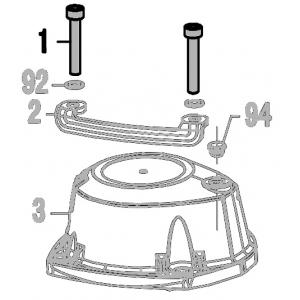 Запчасть 610 570 BOLT M6X32 Болт CN57R-82 CN70R-1 (вид 2)