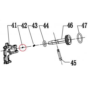 Запчасть 621 090 FEED SPRING (A) Пружина толкателя А CN100R-42