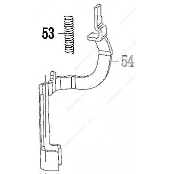 Запчасть 621 130 SAFETY SPRING Пружина предохранителя CN100R-53